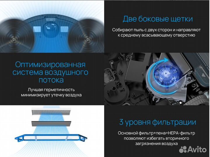 Чистит себя сам мощный робот пылесос