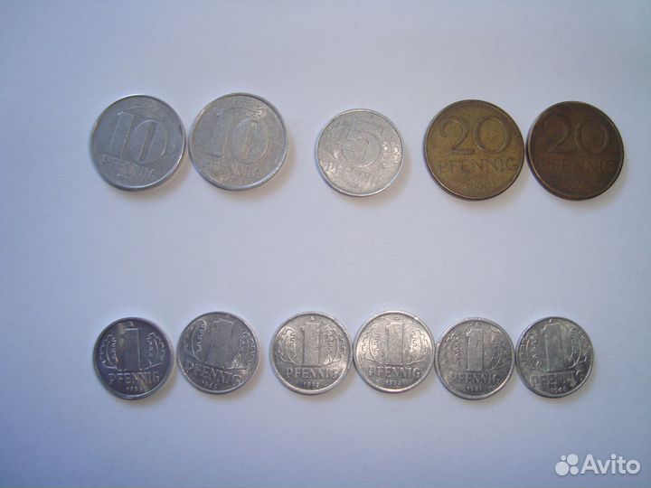 Монеты Германии.гдр