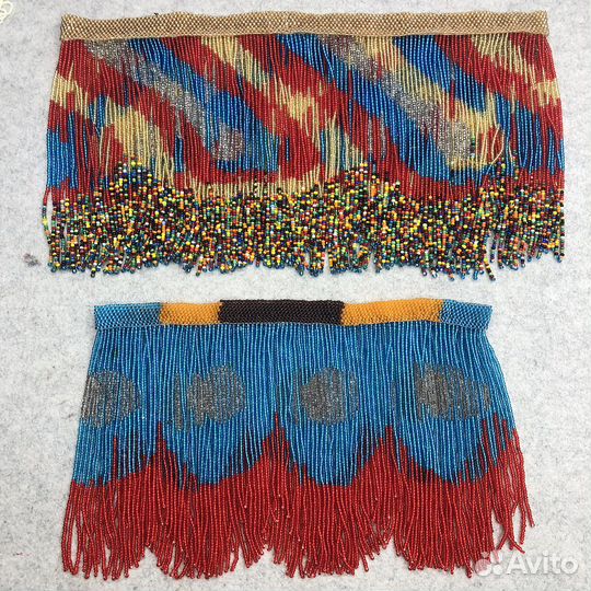 Винтажное украшения из бисера для абажура