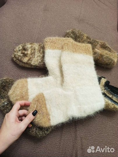 Носки мужские из собачьей шерсти