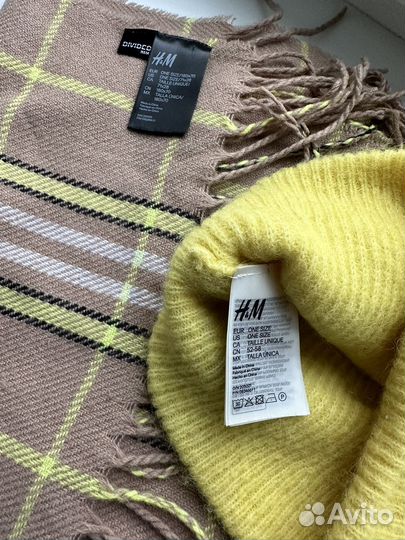 Женский шарф и шапка H&M