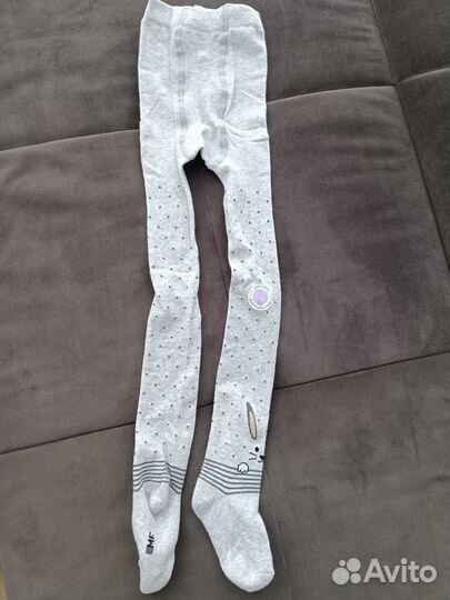 Колготки для девочки с махровой стопой