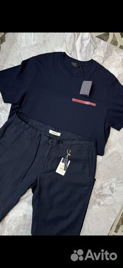 Футболка Prada премиум большие размеры 54-62