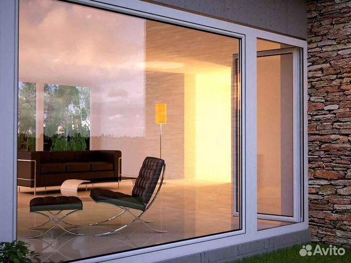 Ремонт окон, стеклопакет шумозащитный RAL2304