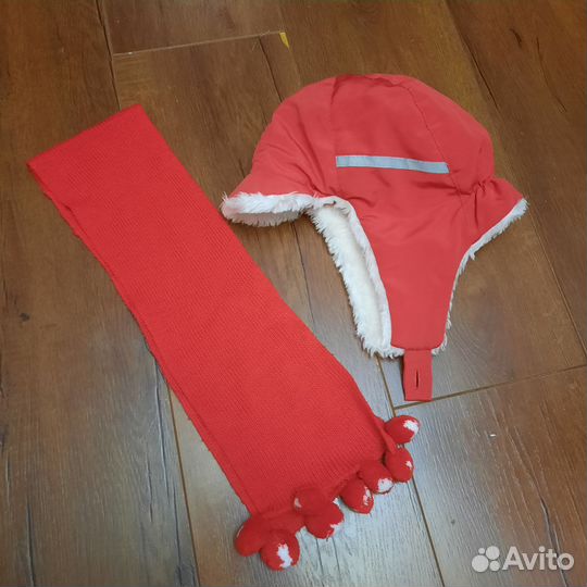 Комплект шапка, шарф