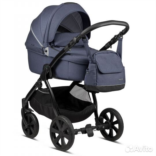 Коляска 2022 Noordi Fjordi 2 в 1, Jeans blue 816