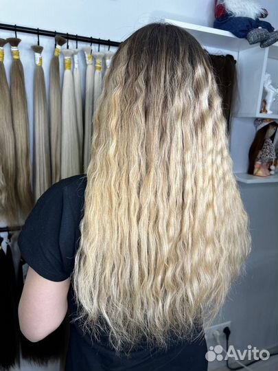Наращивание волос модель