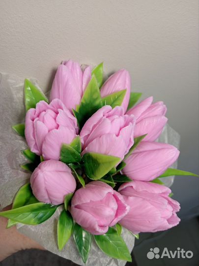 Букет цветов из мыла