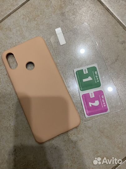 Чехол и стекло