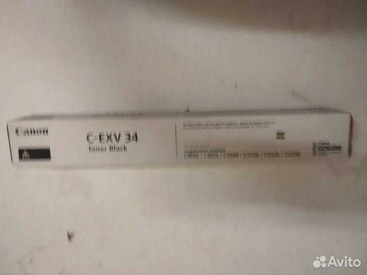 Картридж Canon C-EXV34 BK (3782B002)