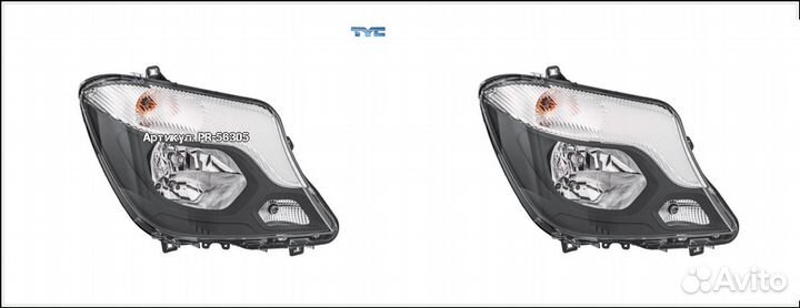Передняя фара Sprinter правая новая 1шт
