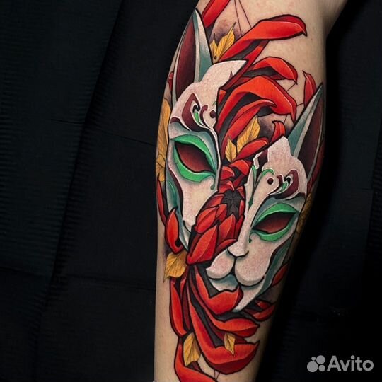 Цветные тату