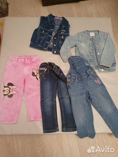 Джинсовая одежда на девочку