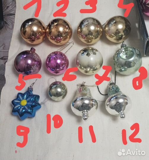 Новогодние игрушки СССР