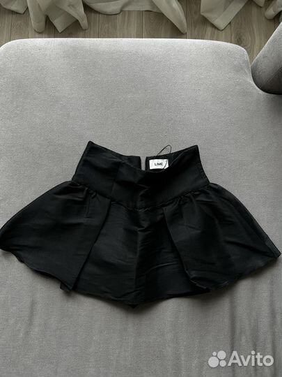 Юбка баллон lime черная