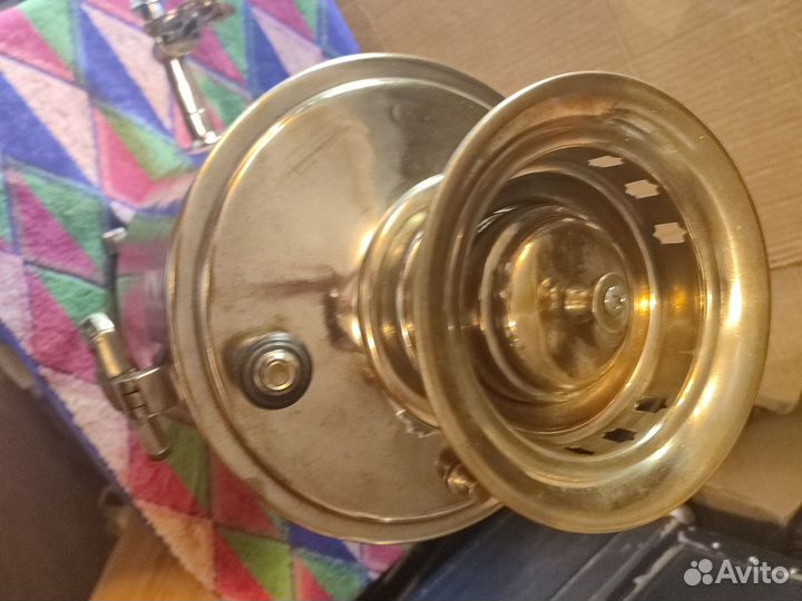 Самовар царских времён Баташова с медалями. 1890г