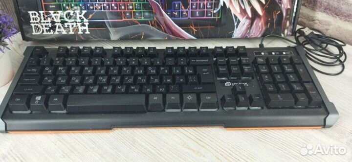 Игровая клавиатура Оклик 717G Black Death
