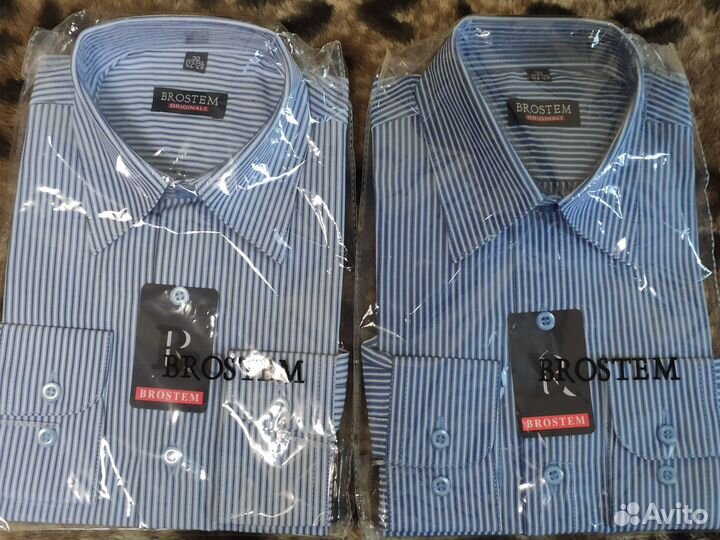 Рубашки Brostem 122-128 фактурные новые