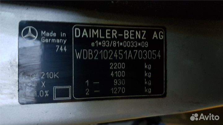 Разбор на запчасти Mercedes E W210 1995-2002