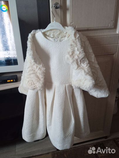 Платье с шубкой