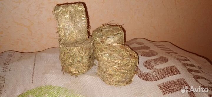 Брикетированное сено-корма для грызунов