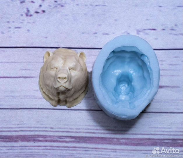 Силиконовый молд лицо 