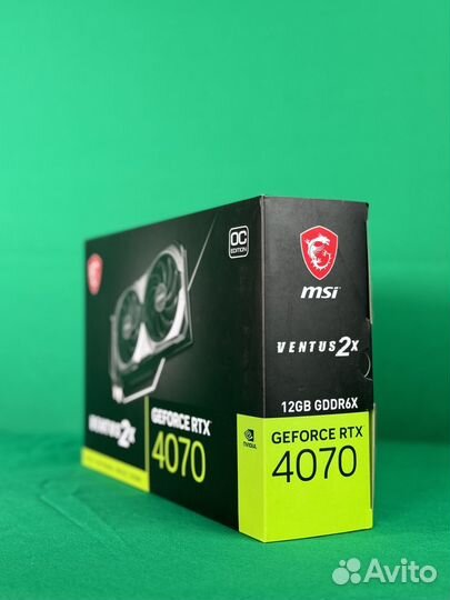 Видеокарта Msi Rtx 4070 Ventus 2x