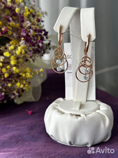 Серьги серебро 925