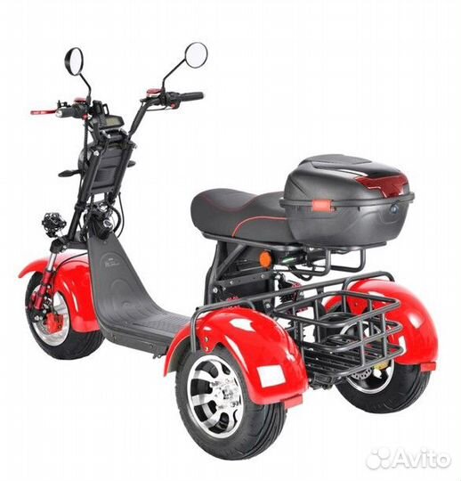 Электроскутер white siberia PRO trike 3000W