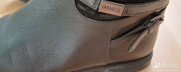 Сапоги демисезонные женские 38 натуральные