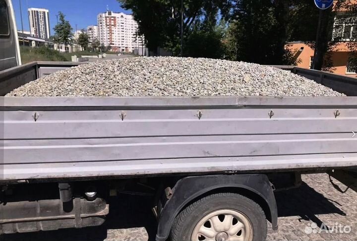 Щебень известковый 40-70