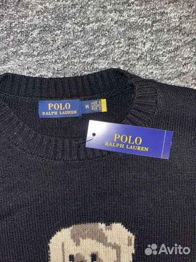 Polo ralph lauren bear свитер
