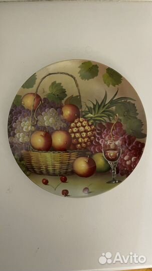 Тарелка декоративная чехия