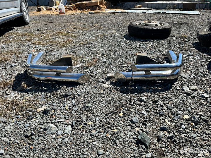 Защита заднего бампера land cruiser 200