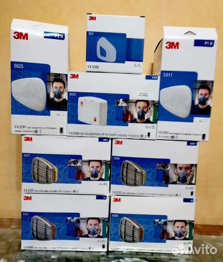 Фильтр 3М Держатель 3М Предфильтр 3М к Маскам 3М