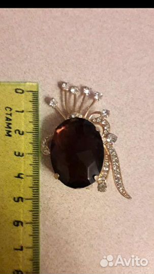 Брошь винтажная Чехословакия