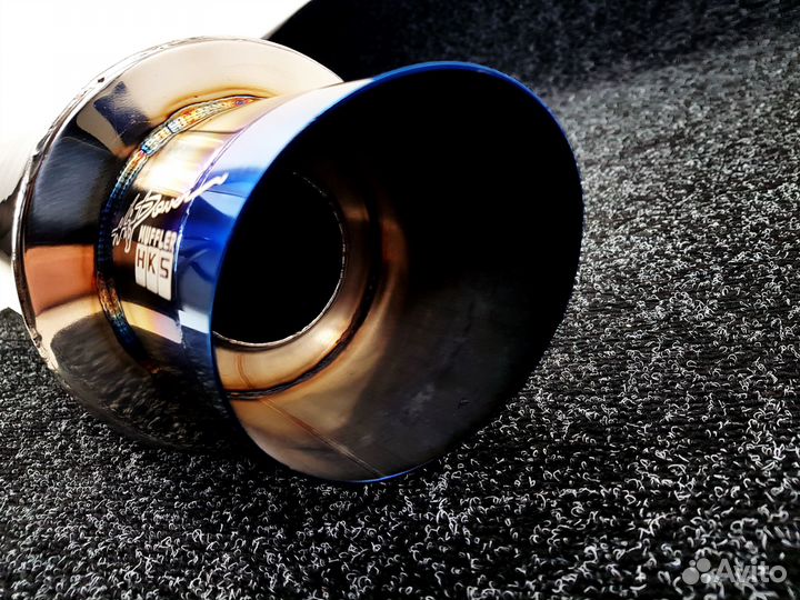 Бочка Titanium HKS style 63мм - Универсальный глуш