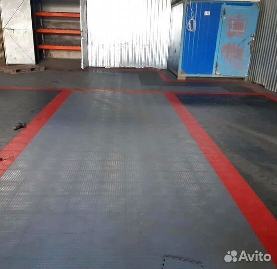 Модульный пол для склада