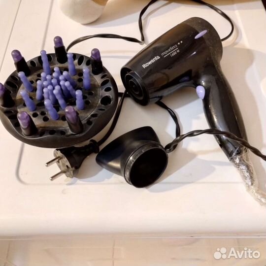 Фен Rowenta 1600w+2 насадки