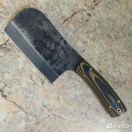 Тяпка-1 кованая фултанг х12мф микарта (под заказ)