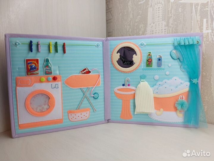 Развивающая книжка - домик 3