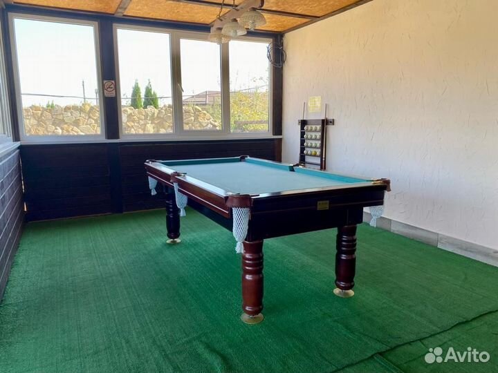 Русская баня на дровах с бассейном