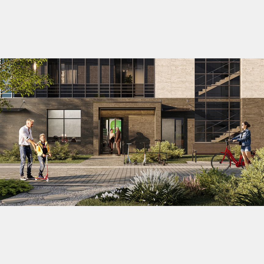 2-к. квартира, 55,4 м², 10/12 эт.