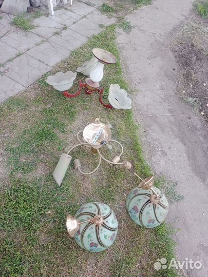 Люстра потолочная бу