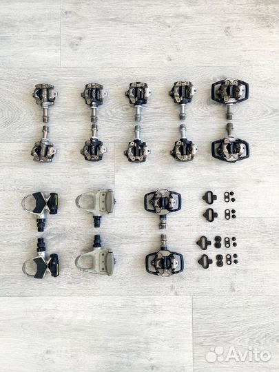 Контактные педали Shimano XT, XTR, 1056, Mavic