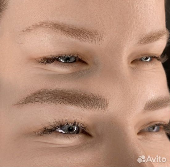 Татуаж бровей волосковый