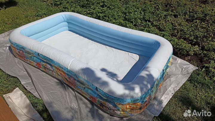 Детский надувной бассейн intex