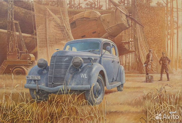 Сборная модель автомобиля Roden Rod817 1:35