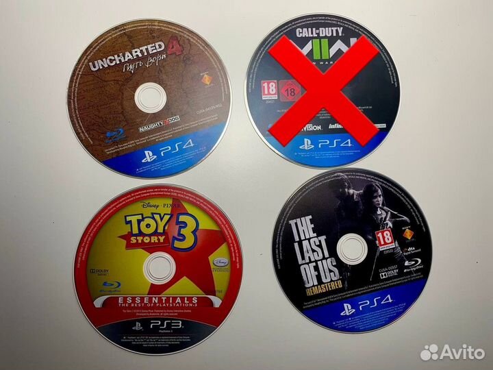 Диски на ps4