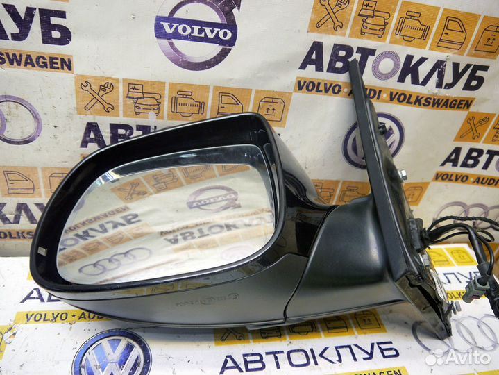 Зеркало левое Ауди Q7 Чёрное